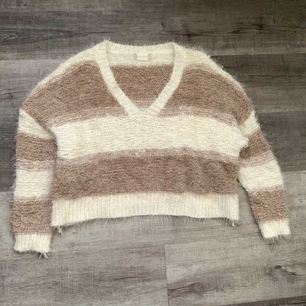 Cropped altered state sweater